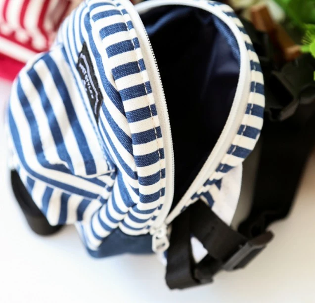 Mini Small Striped Portable Pet Backpack