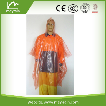 Disposable PE rain ponchos