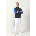 MEN'S CONTRAST TRICOT ZIP JACKET