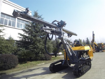 Competitive pneumatic crawler drill