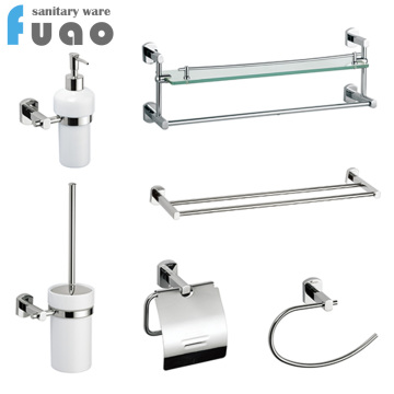 FUAO Fashion High Quality 4pcs kids ceramic polyresin bathroom accessories set