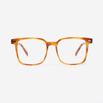 Square Angular Acetate Unisex Optical Frames 21A3117