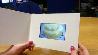 7 inch Advertising Video Brochure Card , Full colors lcd vi
