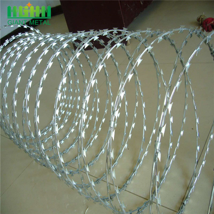 Galvanized Sharp Razor Wire Double Barbed Wire