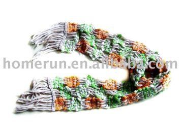 Acrylic scarf/fashion scarf/knitted scarf