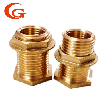 Solid Brass Water Tank Through Plate Joint