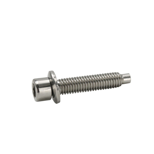 Stainless steel socket flat washer combined guide bolt