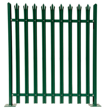 Pvc Coated Black Aluminum Steel Palisade Fencing Designs