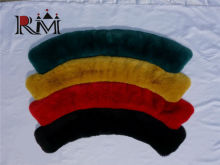 Factory whole luxury rex rabbit fur collar real fur collar