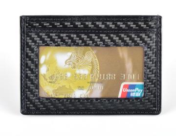 Carbon card holder wallet