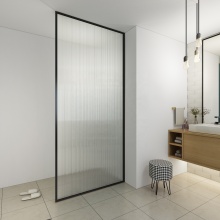8/10mm Low Iron Clear Safety Tempered Walk-in Shower Door