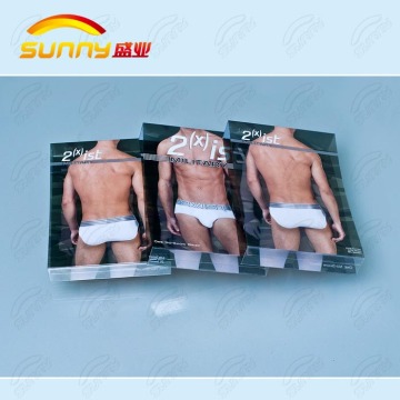 Customed underwear packaging box design