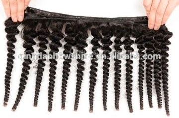 top quality factory price loose curly brazillian hair bundles