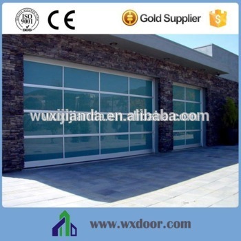 Automated residential mirror glass garage doors/smart garage door