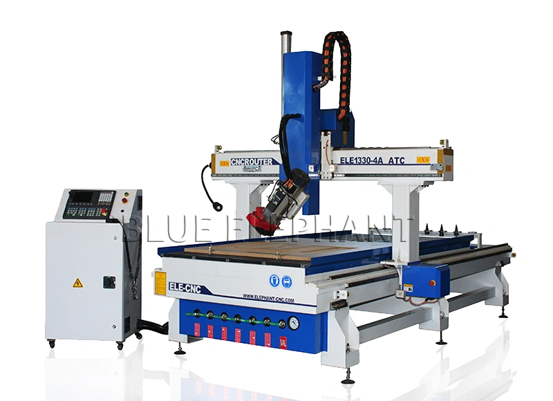 Ele1330 4 Axis CNC Wood Boring Machine, CNC Router Machine for Wood Furniture Making