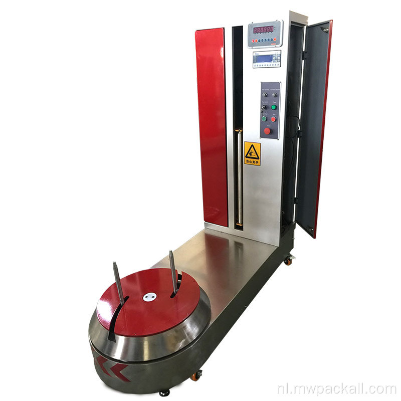 Luchthaven door bagage inpakmachine hoog rendement