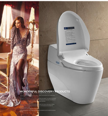 Heated Water Wash Electric Smart Toilet