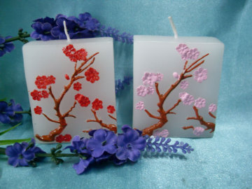 Cartoon candle craft candle candle art candles