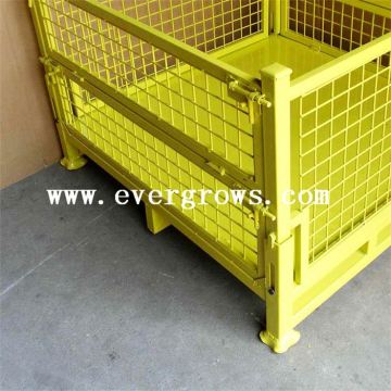 Transport Moving Business Industrial Metal Logistic Cage With Wheels