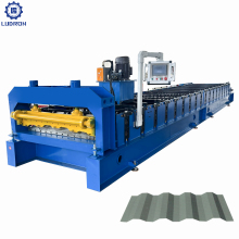 Ludron Popular Color Steel Trapezoidal Carriage Plate Cold Rolling Forming Machine