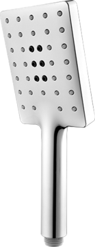 88mm Triple Function Square Back Press Hand Shower