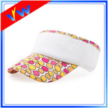 Blank Cotton Floral Children Sun Visor Cap