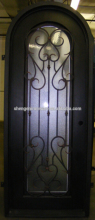 SZ-310 Elegant Hand Forged Wrought Iron Cellar Door