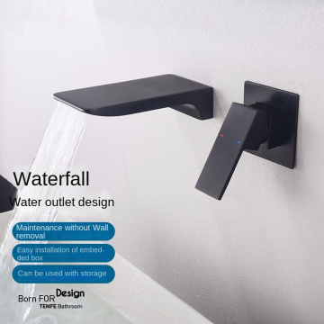 Bathroom Basin Mixer Taps Waterfall Concealed Basin Faucet