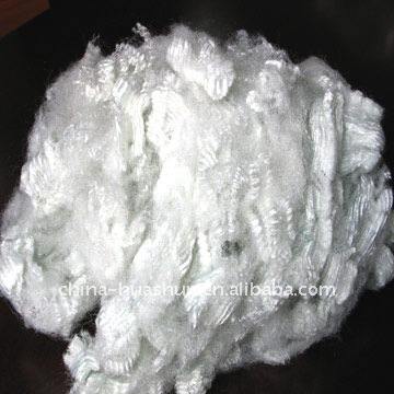 polyester staple fibre siliconized