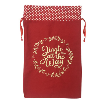 Christmas embroidered present sack