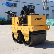 Máquina de construcción Double Drum Mini Vibratory Road Roller en venta