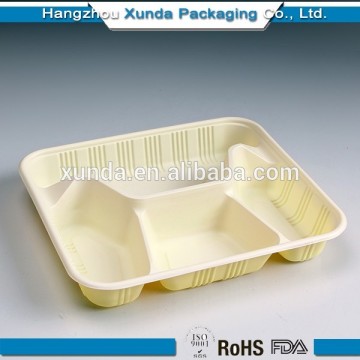 Plastic food supplement containers box with divider