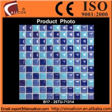 blue and purple color mosaics