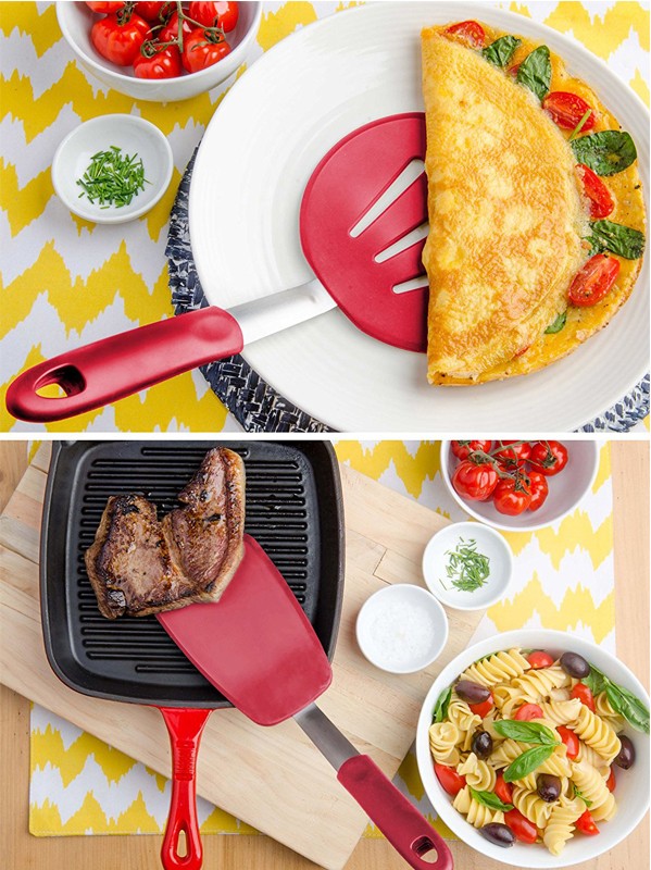 Silicone Spatulas for Nonstick Kitchen Cooking Utensils Set