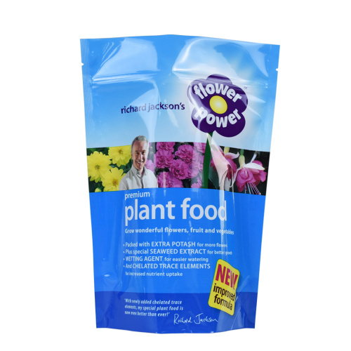 Bolsa de pie de superalimento de semillas de flores de alimentos vegetales reciclables