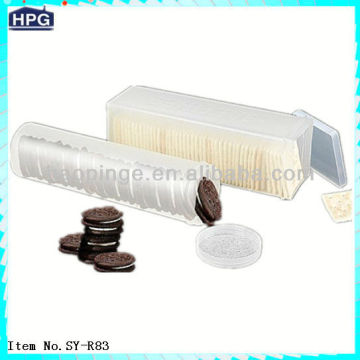 Set of 2 Airtight Food Grade Plastic Cookie Container