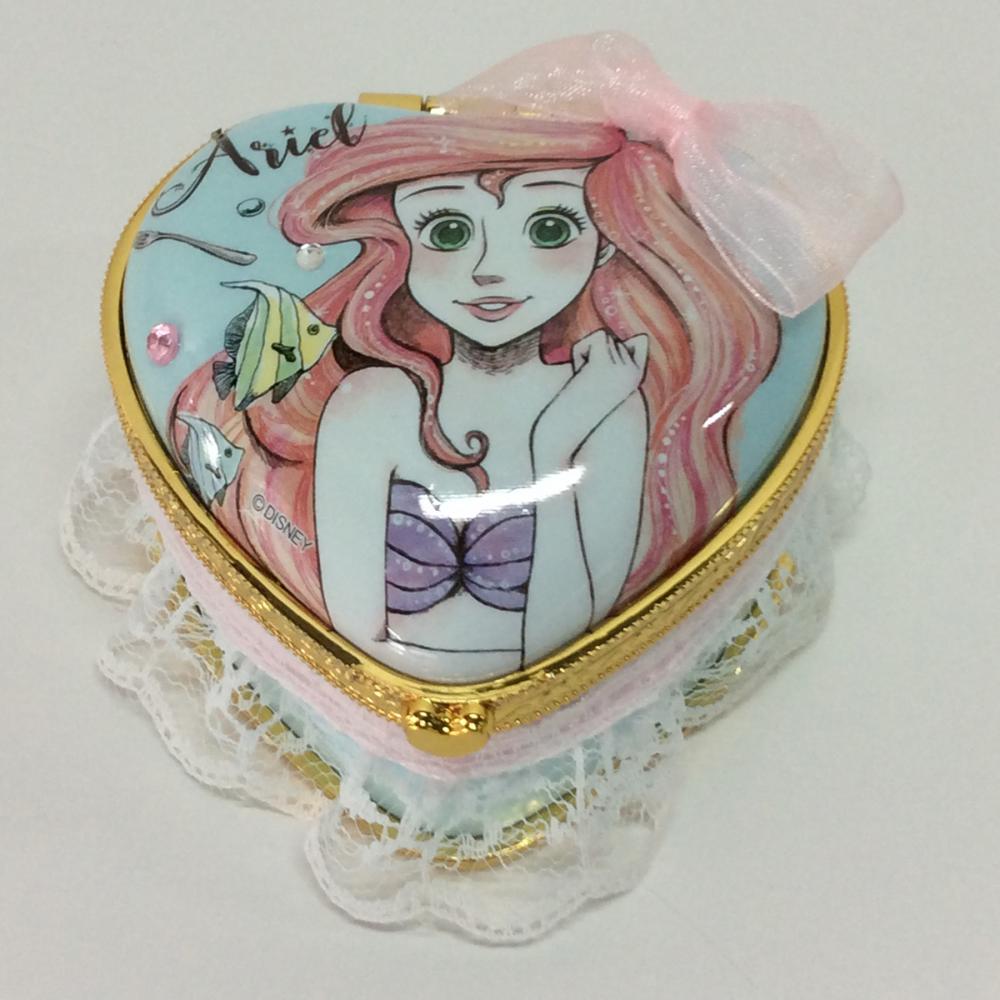 Cartoon Lace Jewelry Box With Sticky Note