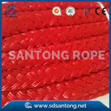 braided red nylon line