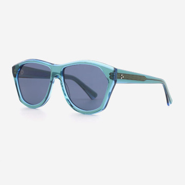 Irregularly Square Acetate Women's Sunglasses 23A8134