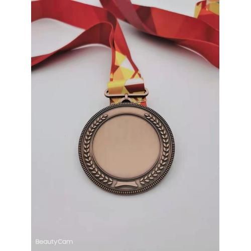 Medalla en blanco de oro, plata, cobre, personalizada