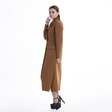 Fashion women's classic cashmere wool blended overcoat