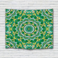 Böhmische Tapisserie Mandala Wandbehang indische Hippie Boho psychedelische Tapisserie für Wohnzimmer Schlafzimmer Home Wohnheim Dekor gelb und