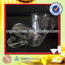 1500ml large volume fancy glass juicer blender glass jar