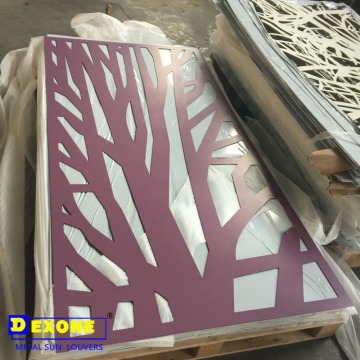 Exterior metal aluminium decorative screen