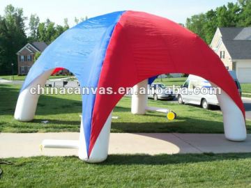 Large inflatable tent dome