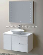 MDF Bath Cabinet with Microlite Top and LED Mirror