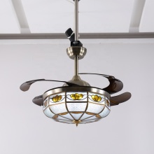 12V DC Solar Decorative Bladeless Ceiling Fans with Lights