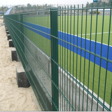 PVC Coated Hot Sale Weld Double Horizontal Fence