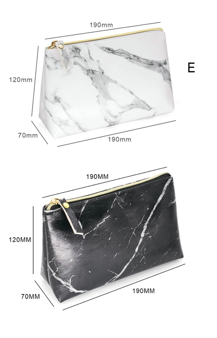 Bolsas de cosméticos de mármol Marble Cosmetic Bags