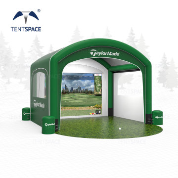 Inflatable Golf Tent Simulator: New Arrival Indoor Golf Enclosures